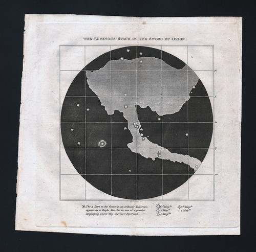 1809 astronomy map luminous - map,