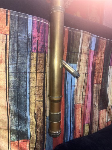 Antique brass telescope - antique,